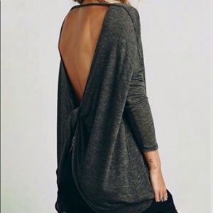 We The Free People Light & Airy Open Back Sweater